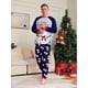 thumbnail image 2 of Pijamas navideños 2025 para familia, adultos, padres, madres, niños, bebés, top, pantalones, conjunto de atuendo a juego, pijamas, ropa de casa, ropa para perros, 2 of 5