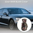 thumbnail image 2 of Unique Bargains Car SUV Truck Gear Shift Knob Cover Automotive Manual Stick Shifting Handle Protector Camouflage Style Yellow,Deep Brown 1 Pc 6.5"x4.13" Polyester, 2 of 7