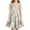 Gray, variant on Grblisyd Dresses for Girls Bow-Tie Straps Square Neck Party A‑Line Dress Cute Floral Printed Sleeveless Beach Sundress