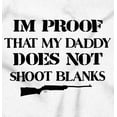 thumbnail image 2 of Daddy Doesn’t Shoot Blanks Hunter Pun Romper Boys or Girls Infant Baby Brisco Brands 18M, 2 of 6