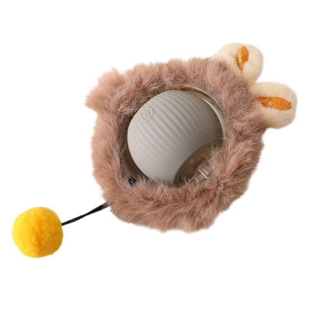Juguetes interactivos con movimiento para gatos - Pelota de juguete automática para gatos de interior GXL M3W8
