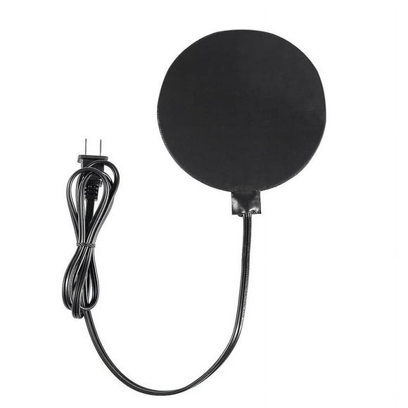 16.5cm Poultry Water Heater Chicken Water Heater Base 55W Deicer Heated Base Chicken Drinker Heated Pad US Plug