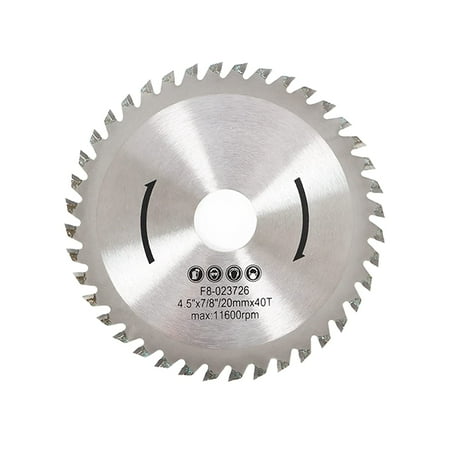 

waltyotur 3Pcs 4-1/2 Inch 40 Teeth Metal Cutting Saw Blade Wood Cutting Circular Saw Blade with 7/8 Inch Arbor Fit for Wood Plastic Metal Tile Cutting