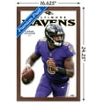 thumbnail image 3 of NFL Baltimore Ravens - Lamar Jackson Feature Series 23 Wall Poster, 14.725" x 22.375" Framed, 3 of 5
