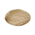 thumbnail image 2 of EazyTech Round Plush Cushion for Chair, Floor & Tatami - Support for Office, Dining & Car Seat - Breathable Flock Material - 14x14in - Press Relief & Comfort Khaki, 2 of 7
