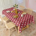 thumbnail image 3 of Red Christmas Tree Pattern Rectangle Tablecloth 60"x120",Waterproof Polyester Rectangle Table Cloth, Wipeable Spillproof Polyester Tablecloth for Dining, Camping, Indoor and Outdoor, 3 of 6