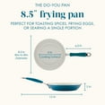 thumbnail image 4 of Rachael Ray Cucina Ceramic Skillet Set, 2-Piece, Marine Blue, 4 of 8