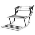 thumbnail image 4 of Manual Double Step, Caravan Accessory Pedal Is Anodized Which Is Durable and Bright Double Steps Fold Out Entry Step  for RV and Other Modified Vehicles, 4 of 7