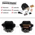 thumbnail image 4 of Bolso tipo bombonera Gladdon Leather Black para mujer, 4 of 7