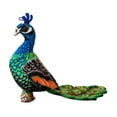 thumbnail image 1 of Muñeco de pavo real de peluche, juguete de pavo real, lindo adorno de pájaro de peluche Altura 25 cm, 1 of 9