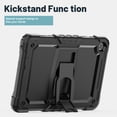thumbnail image 3 of FJLBDE Case for Lenovo Tab M10 3rd Gen 10.1 inch 2022, Rugged Shockproof Tablet Cases Cover with Kickstand Shoulder Strap, Black, 3 of 7