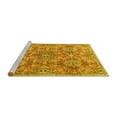 thumbnail image 2 of Ahgly Company Machine Washable Indoor Rectangle Persian Yellow Traditional Area Rugs, 2' x 3', 2 of 4