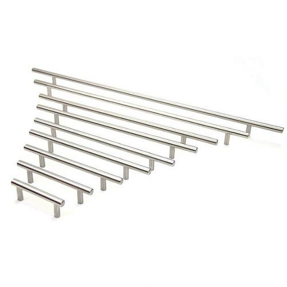 16" Solid Stainless Steel Cabinet Bar Pull Handles Solid Stainless Steel Cabinet Bar Pull Handles (Case of 4) - image 2 of 3