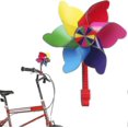 thumbnail image 1 of Kids Bike Handlebar Flower Pinwheel, Kids Bike Spinning Pinwheel Decoration, 1 of 4
