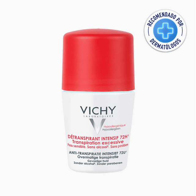 Vichy Stress Resist Roll On Antitranspirante 72h para Sudoración Extrema y Estrés, 50ml Unisex