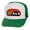 White/Kelly Green, variant on Offroad 4x4 Life Hat - Overland Rock Crawler Cap, White/Green