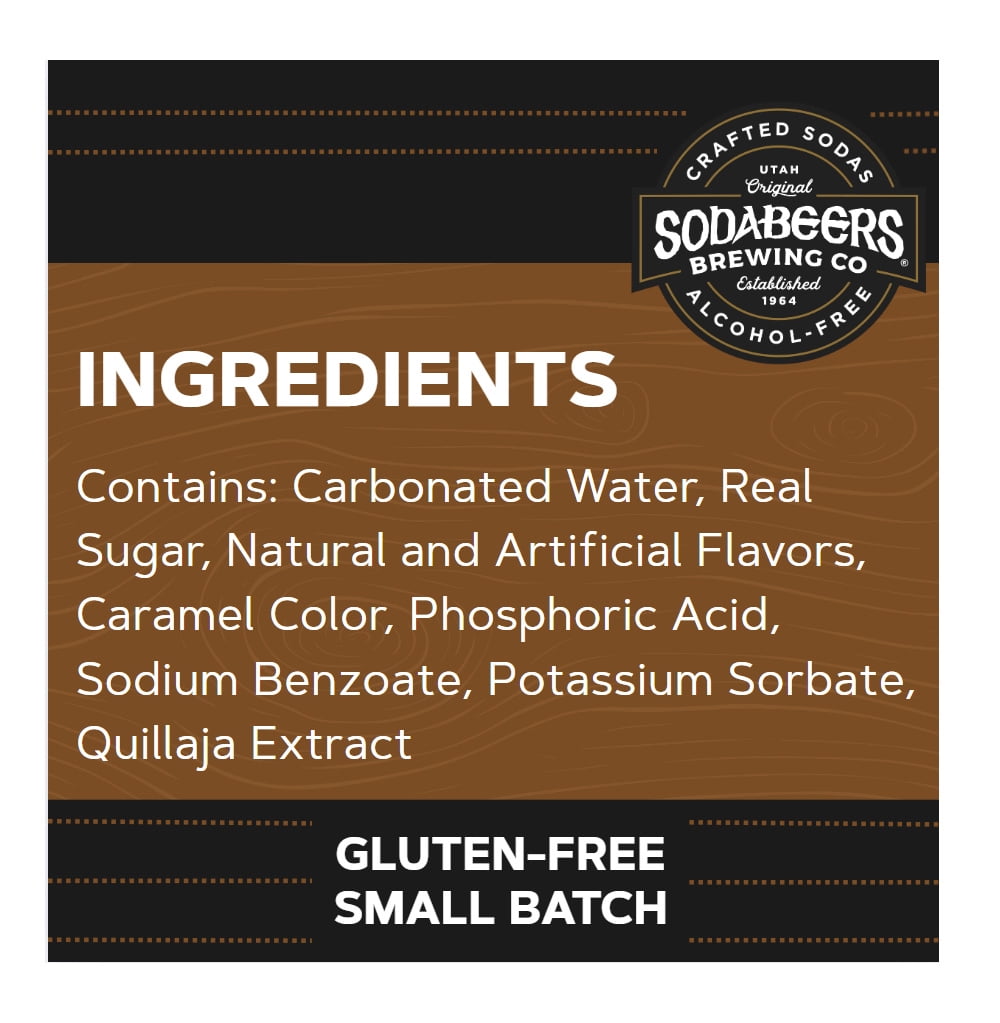 Root Beer | SodaBeers Brewing Co | Alcohol-Free, Gluten-Free Crafted Sodas Made With Natural Flavors and Real Sugar, Refreshing Fruit Beverages (12 Cans)