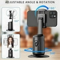 thumbnail image 5 of Smart Ai Facial Recognition Phone Tripod, Auto Face Tracking 360° Rotating Cell Phone Photo and Video Kits Stand with Remote and Gesture Control, for Live Vlog, Video,Content Creator, 5 of 7