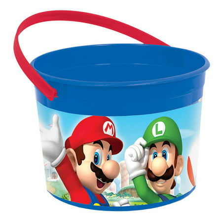 Super Mario Party Supplies 4 Pack Favor Container