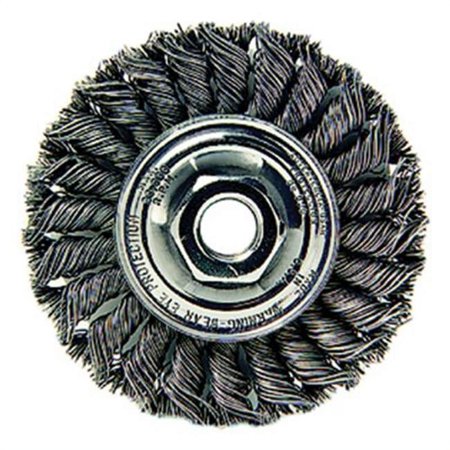 UPC: 0012382131203 | Weiler Twist Wire Wheel Brush Threaded Arbor 94253
