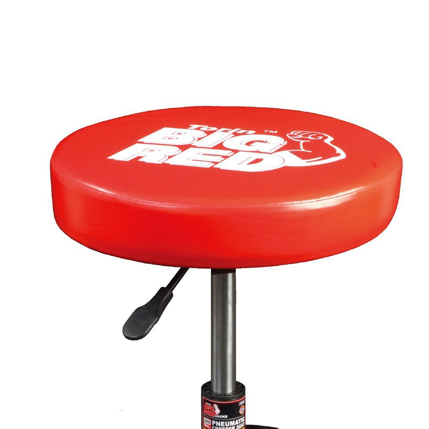 Torin Steel Rolling Padded Vinyl Creeper Mechanic Garage Workshop Workbench Stool with Integrated Tool Tray
