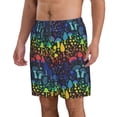 thumbnail image 2 of Naloa Magical Mushrooms and Flowers Men's Beach Shorts, Surfing shorts, Swim trunks, Quick Dry Swim Trunks for Surfing Beach Fun - Large, 2 of 9