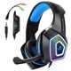 thumbnail image 1 of Hunterspider V1 Auriculares con cable para juegos con micrófono y cancelación de ruido LED Auriculares con cable, negro azul Advancent EL000993-01B, 1 of 2