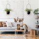 thumbnail image 3 of 2 Pack Hanging Planters for Indoor & Outdoor Plant with 6 inch Pot Hanging Plant Holder, Plant Hang, 3 of 5