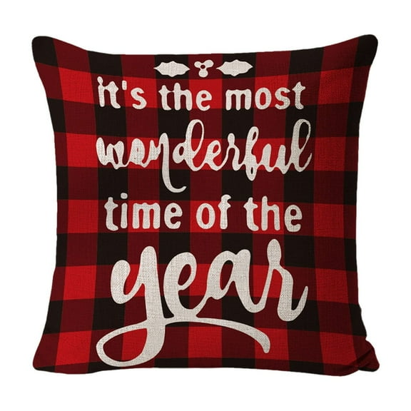 Topukaiba Christmas Pillowcase 17.71X17.71In Used For Christmas Decoration Winter Holiday Decoration Pillow Cover Suitable For Home Sofas Multicolor A