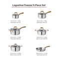 thumbnail image 2 of Finezza 11 Piece 5-Ply Clad Stainless Steel Cookware Set, 2 of 3