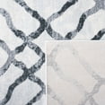 thumbnail image 6 of SAFAVIEH Martha Stewart Isabella Diamond Area Rug, Ivory/Grey, 8' x 10', 6 of 8