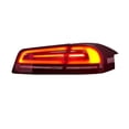 thumbnail image 3 of RTMOTO LED Taillights Taillamps Assembly Compatible with Model S EV 2021-2025 Amber Signal Red Brake Running White Reverse Lights White Tubes/Smoked-out Lens, 3 of 6
