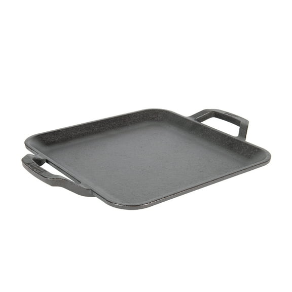 Lodge 11" Cast Iron Square Griddle - Chef Collection - For Indoor & Outdoor Cooking - Superior Heat Retention - Durable Cast Iron - Seasoned Kitchen Griddle