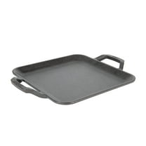Lodge 11" Cast Iron Square Griddle - Chef Collection - For Indoor & Outdoor Cooking - Superior Heat Retention - Durable Cast Iron - Seasoned Kitchen Griddle