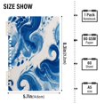 thumbnail image 2 of A5 Spiral Notebook 60 Sheets Diary Removable & Adjustable Wire Binding Journey Note 80g Paper Indigo Blue Tie-dye Pattern 2PCS, 2 of 7
