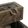 thumbnail image 3 of LuxenHome Cement Tiered Crates Patio Fountain, 3 of 5