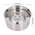 thumbnail image 6 of NFTIGB Dog Water Bowl Dispenser 304 Stainless Steel Spill Proof 3L Large Capacity Slow Drinking Pet Bowl, 8.78 inches / 22.3 cm, 6 of 9