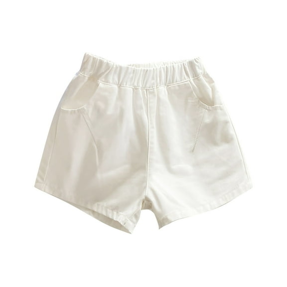 Otqutp Unisex Child Sports Short Pants Children's Shorts Summer Boys and Girls Casual Overalls Baby Thin Wear Pants Solid Color