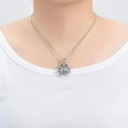thumbnail image 5 of Hollow Heart Cremation Jewelry for Ashes Lotus Flower Hollow Heart Urn Necklace Ash Locket, Keepsake Pendant Necklace for Women, 5 of 7