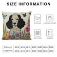 thumbnail image 5 of PIKWEEK  Spring Pillow Covers Poodle Throw Pillowcase Hello Spring Home Sofa Holiday Cushion Case Farmhouse Dog Spring Decorations, 5 of 5