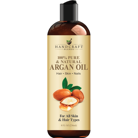 Handcraft Blends Argan Oil for Body, Skin & Hair, 8 oz