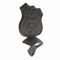 thumbnail image 2 of QUEST -Cast Iron Historic Us Route 66 Beer Soda Bottle Opener Wall Mount Antique Brown, 2 of 6