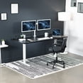 thumbnail image 3 of VIVO Electric 71” x 30” Stand Up Desk Workstation, Black Table Top, White Frame, 3 of 8