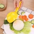 thumbnail image 6 of Half Round Rice Spoon Silicone Mold Chinese Rice Spoons Sushi Dessert, 6 of 9