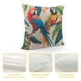 thumbnail image 4 of nygtbtfer Outdoor Throw Pillow Cover Tropical Parrot BirdBlossom Floral Leaves  Pillow Cases Home Decoration for Patio Garden  Sofa, 4 of 5