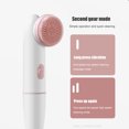 thumbnail image 3 of Limpiador Facial Limpieza de poros Cuidado de la piel Cepillo limpiador facial eléctrico a prueba de agua (rosa) Wdftyju Libre de BPA, 3 of 5