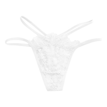 

Underwear For Women Seamless Lace Jacquard Thong Low Waist Thin Strap T String Women s Panties