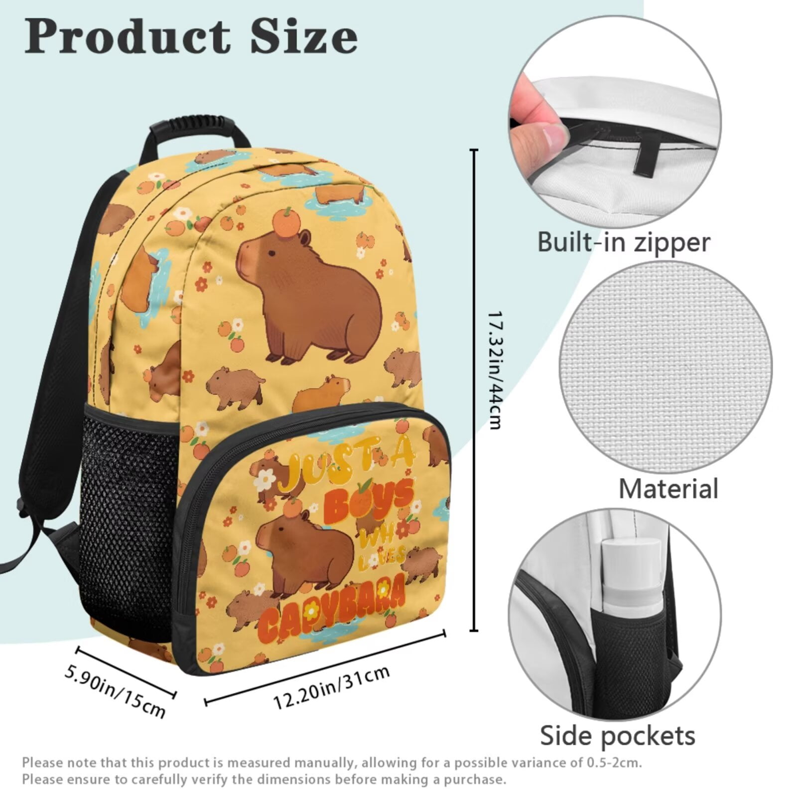 Pzuqiu Black Animals Kids Backpack Set for Girls Bookbag with Lunch Box Pencil Case Set of 4 School Backpack with Adjustable Shoulder Strap for Teen Boys Lightweight School Bag