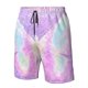 thumbnail image 4 of Balery Purple Sparkling Butterfly Traje de Baño Estilo Hawaiano para Hombre, Shorts de Secado Rápido con Bolsillos-Small, 4 of 6