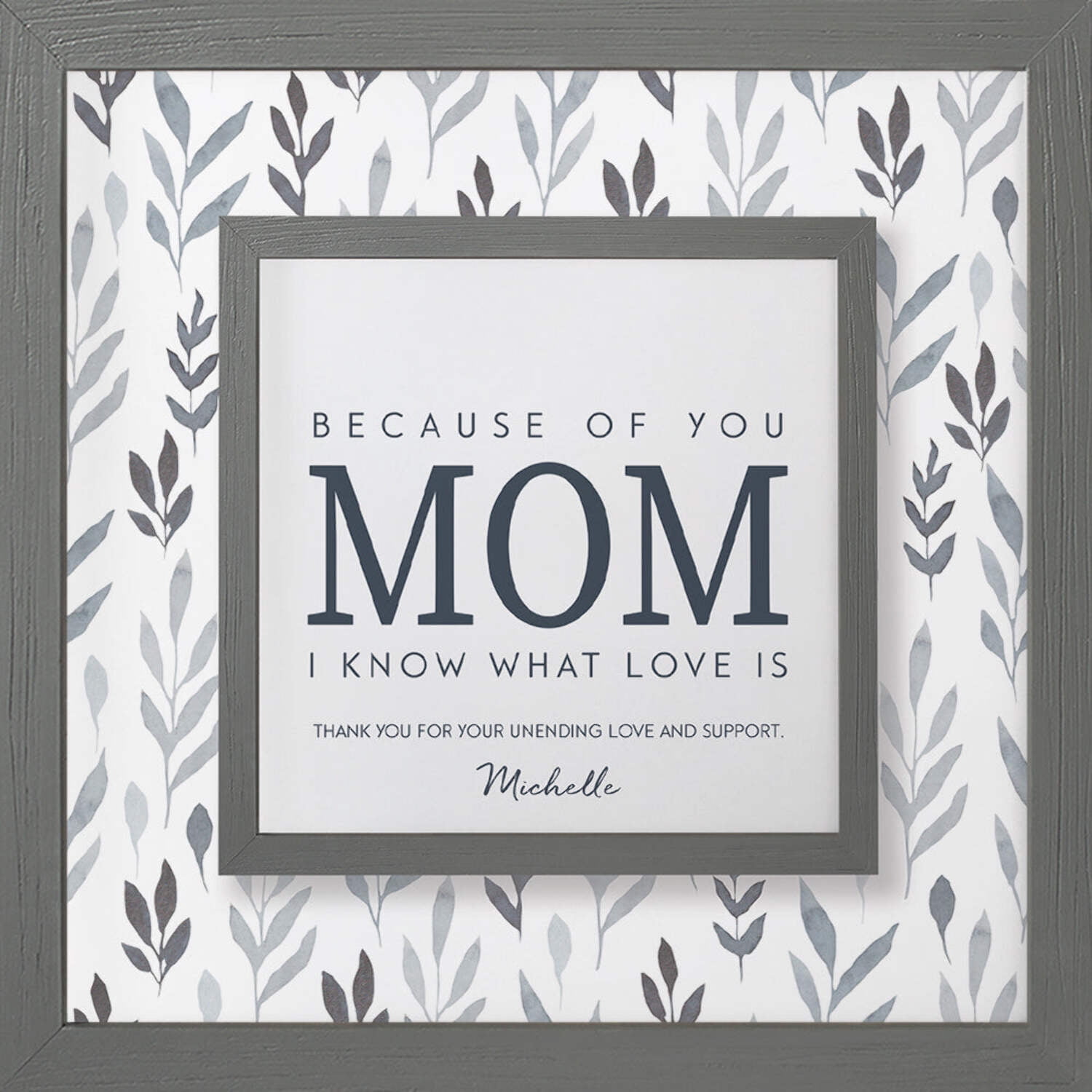 Mother's Day Birthday Personalized Print or Framed Print | Mom You Are Love